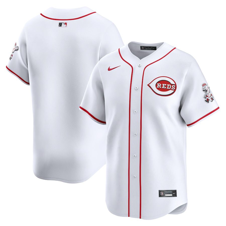 Men Cincinnati Reds Blank Nike White Home Limited MLB Jersey